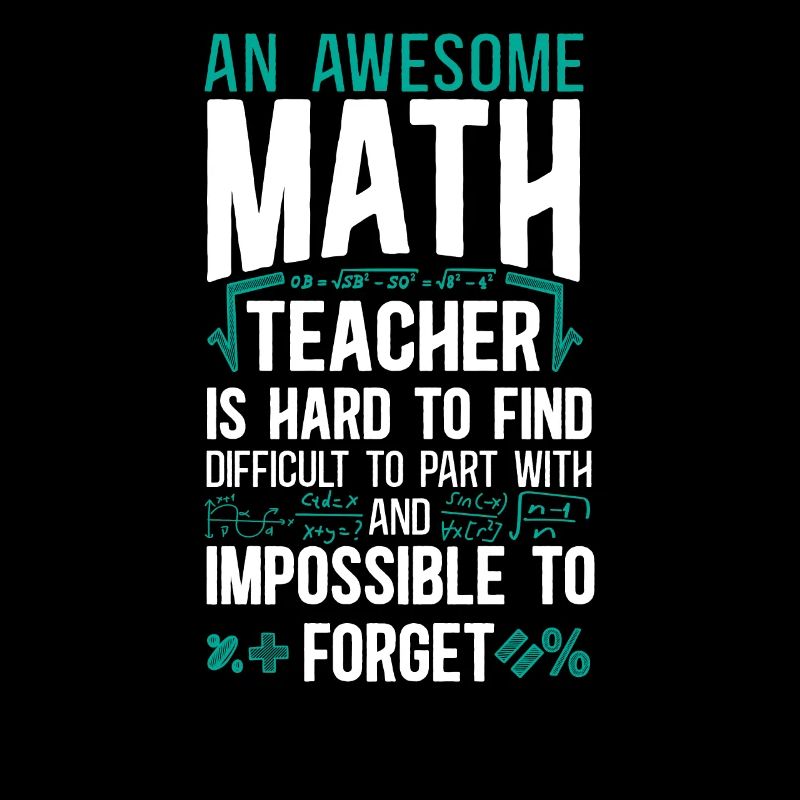 Math Teacher Nerd Student An