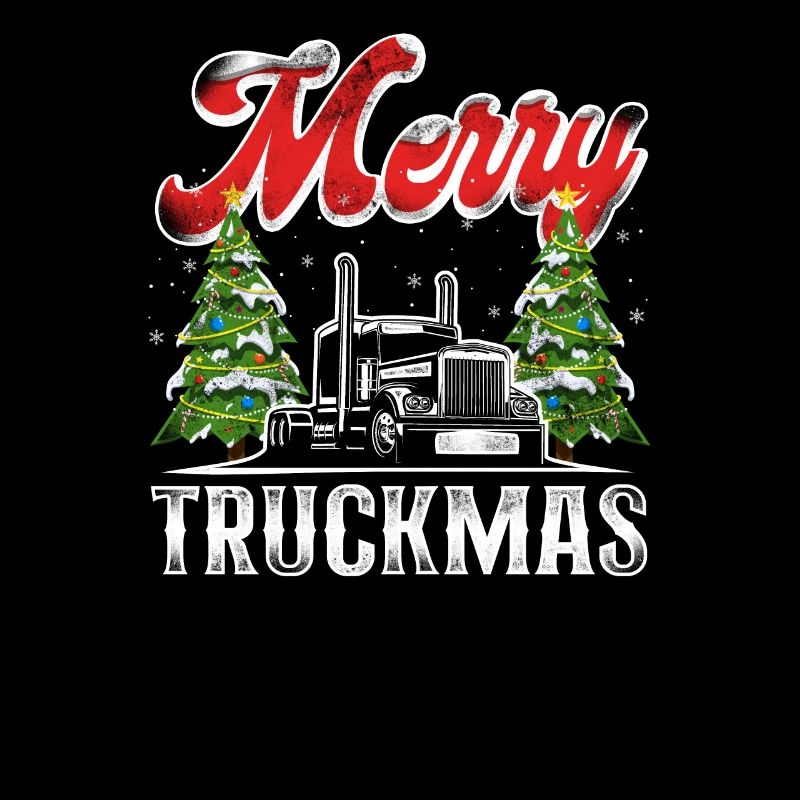 Camionneur Chauffeur de Noël Jeu de mots