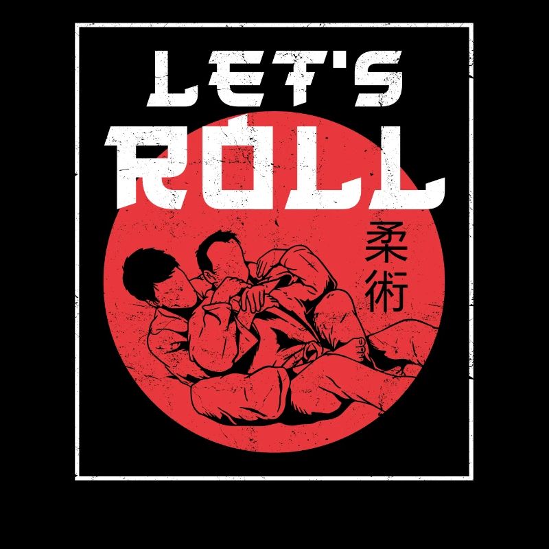Jiu Jitsu Retro Vintage Let'S Roll