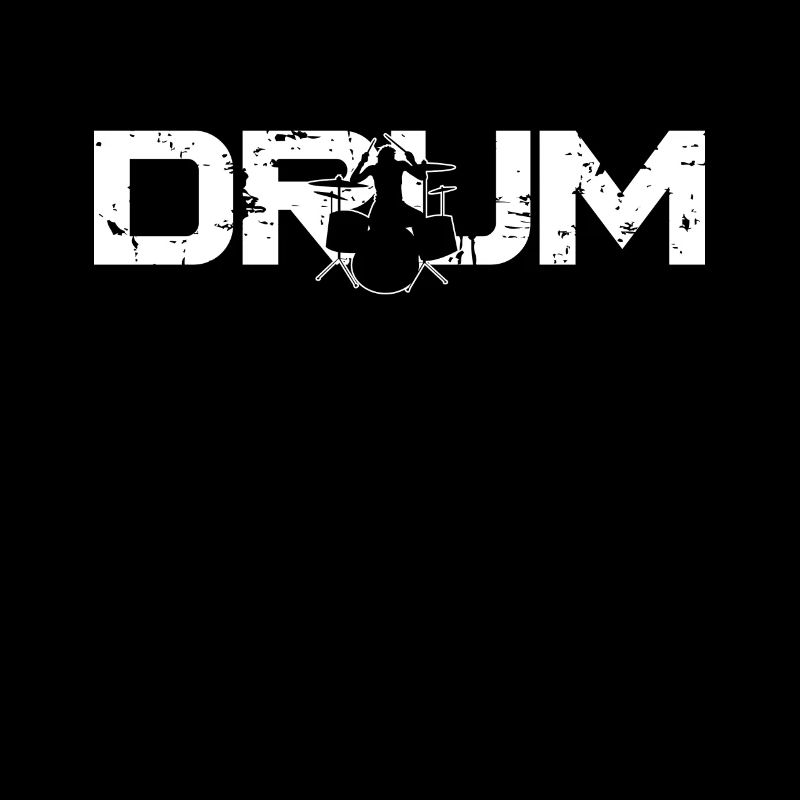 Drummer Drum Set Vintage Drum