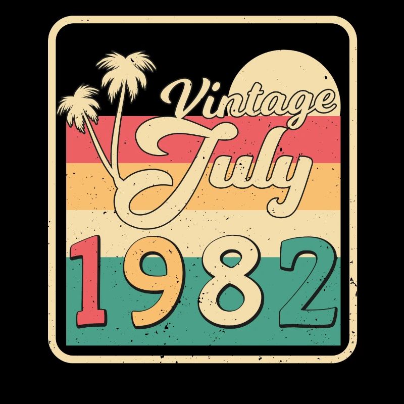July 1982 40th birthday