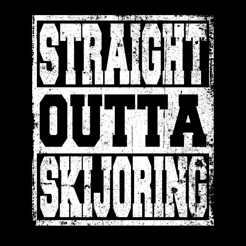 Skijoring dire drôle