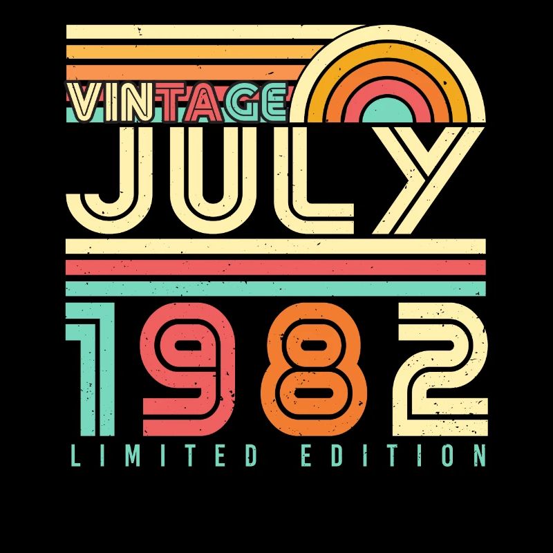 July 1982 40th birthday