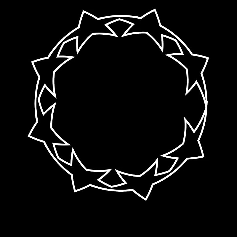 Cool Star Circle Blanc