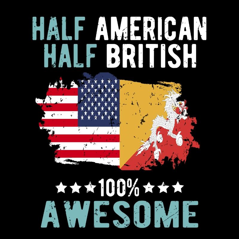 Half American Half British