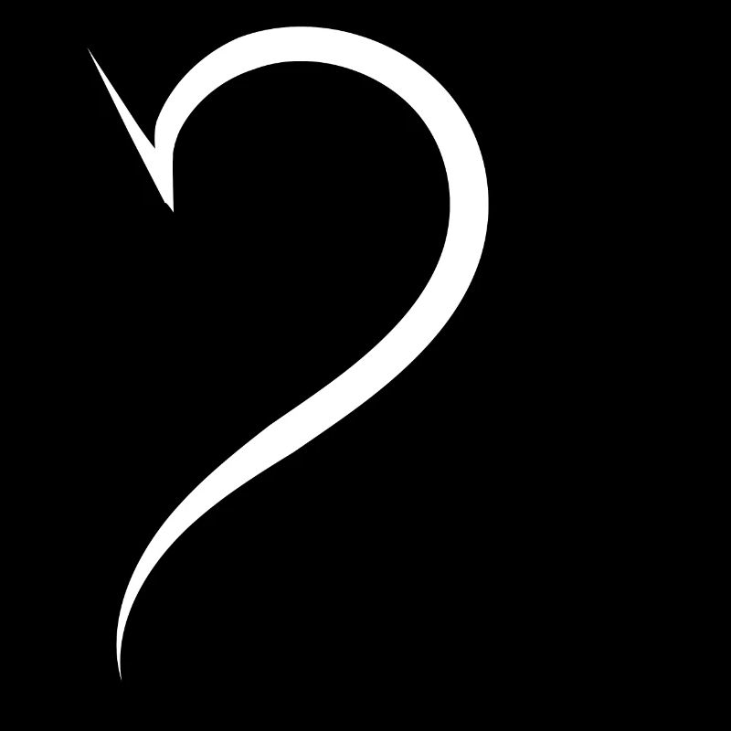 Cool Half Heart White