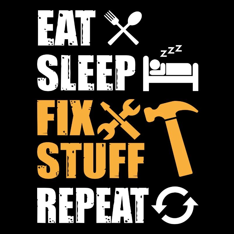 Manger Sleep Fix Stuff Répéter