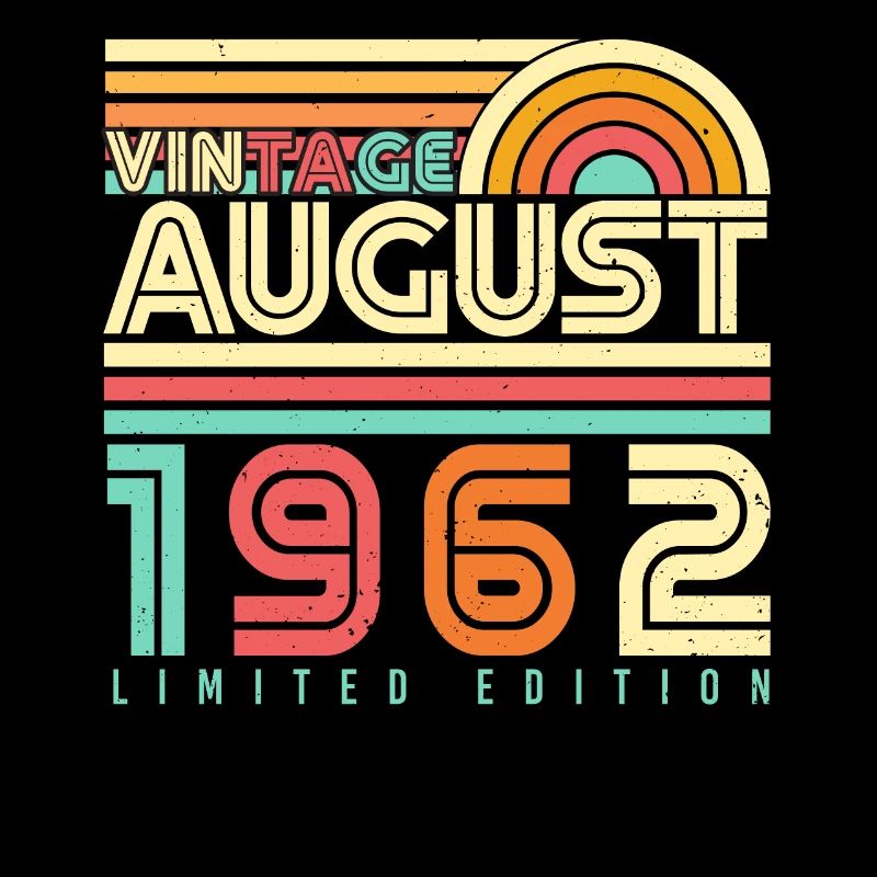 1962 In August 60th birthday