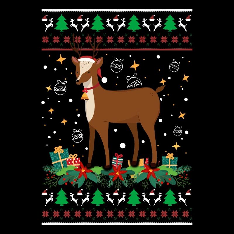 Pull de Noël moche Renne
