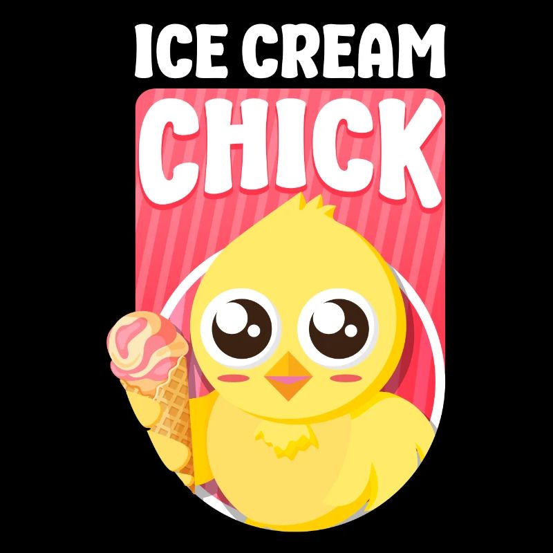 Crème glacée Cône de poulet Crème glacée