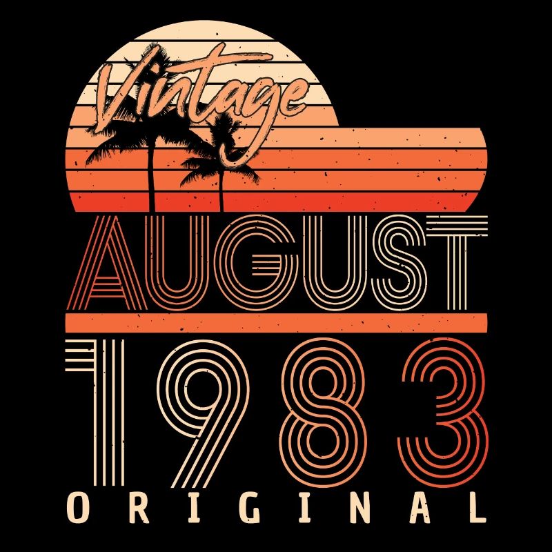 Birthday greeting for August 1983
