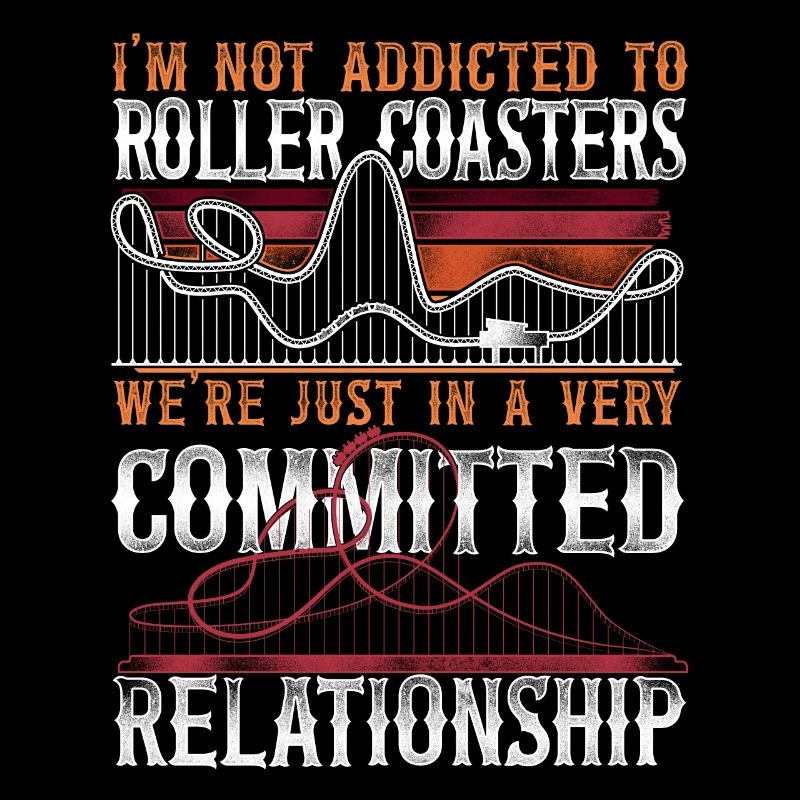 Roller Coaster Vintage Retro I'm