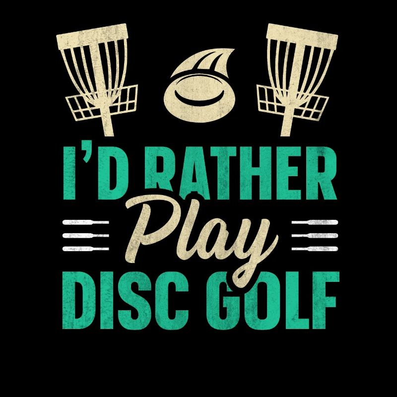 Retro Sunset I'd rather play Disc Golf