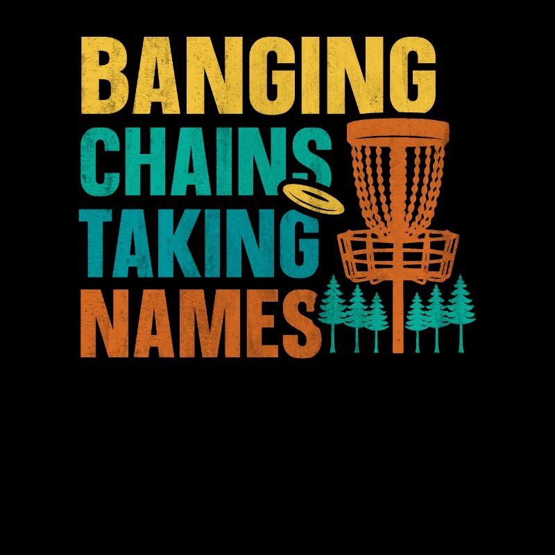 Retro Sunset Banging Chains prend des noms Disc Golf
