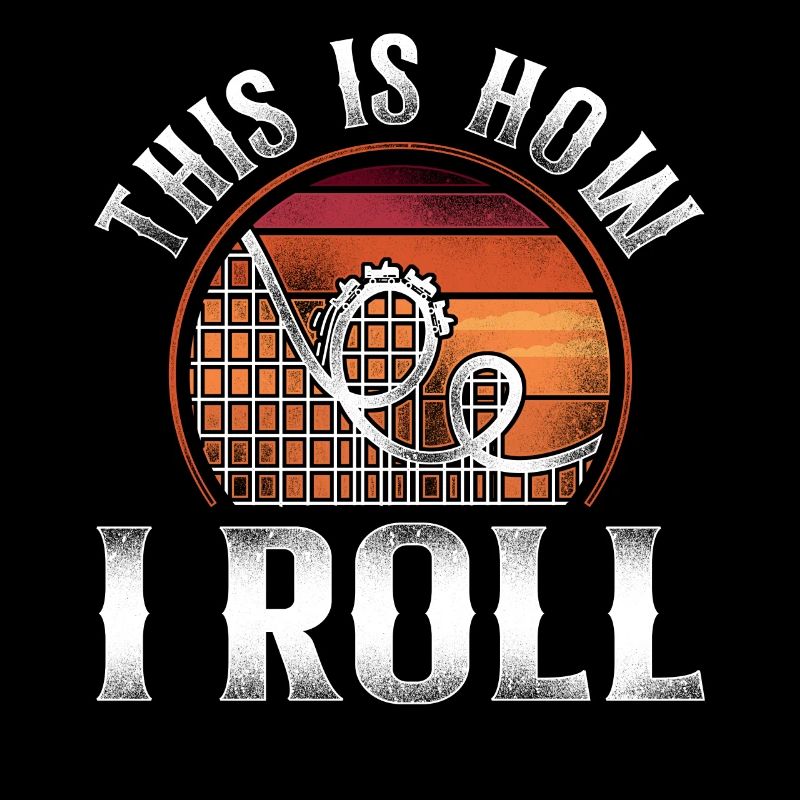 Roller Coaster Vintage Retro This