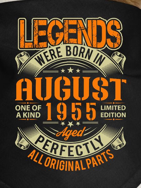 1955 August Birthday Legend