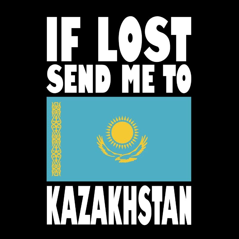 Kasachstan Flagge Spruch
