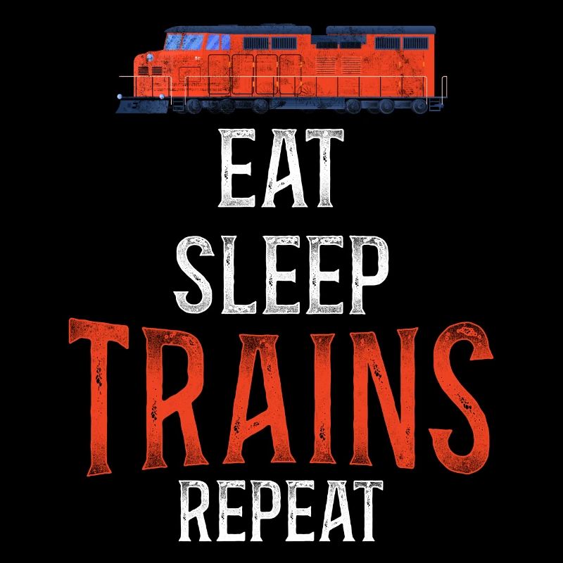 Freight Diesel Train Driver