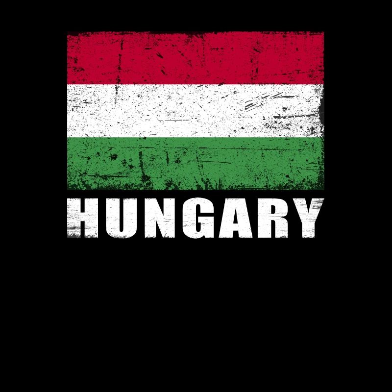 Hongrie Drapeau Grunge Hongrie Drapeau