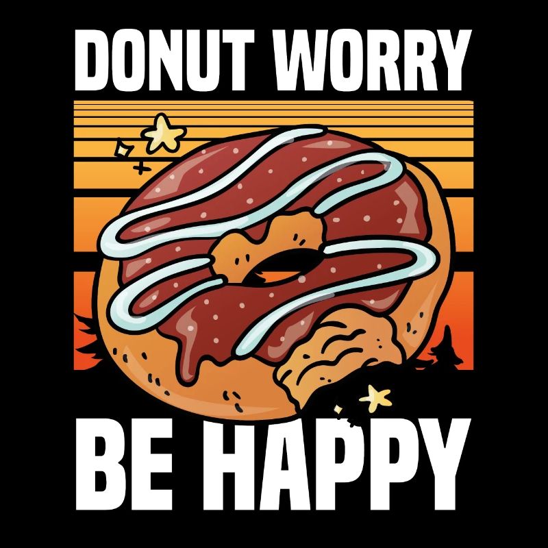 Donut sorge Sei Glücklich