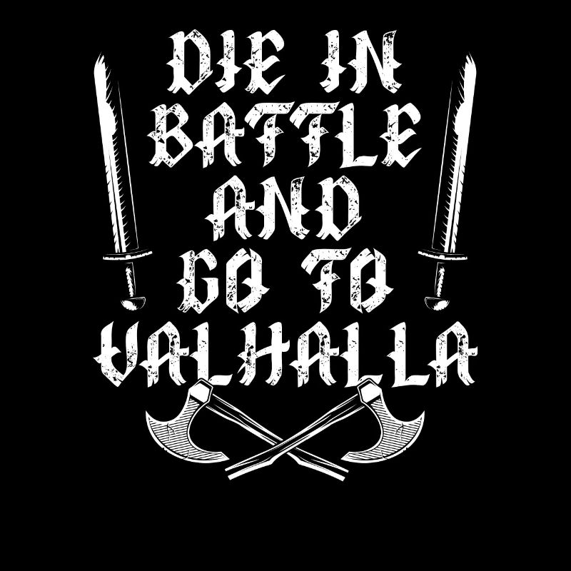 Stirb Im Kampf Und Gehe Nach Walhalla