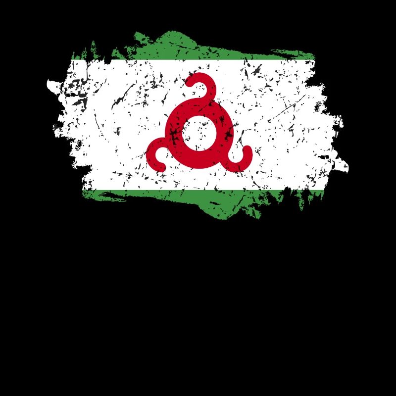 Drapeau de l’Ingouchie Grunge Drapeau de l’Ingouchie
