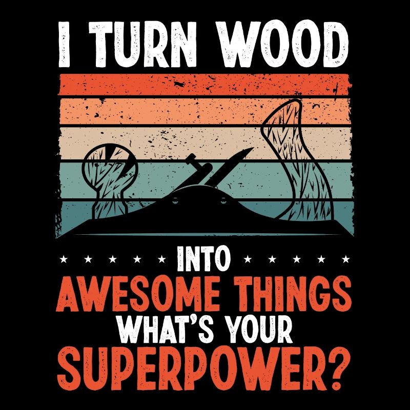 Je transforme le bois en choses cool