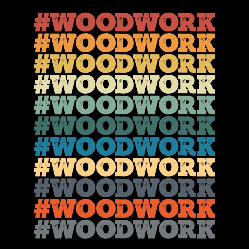 Woodwork in bright colours