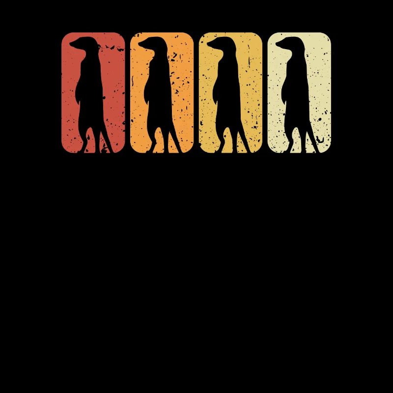 Suricates regardant vers la gauche