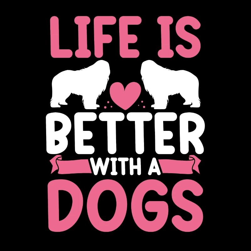 La vie est meilleure avec les chiens