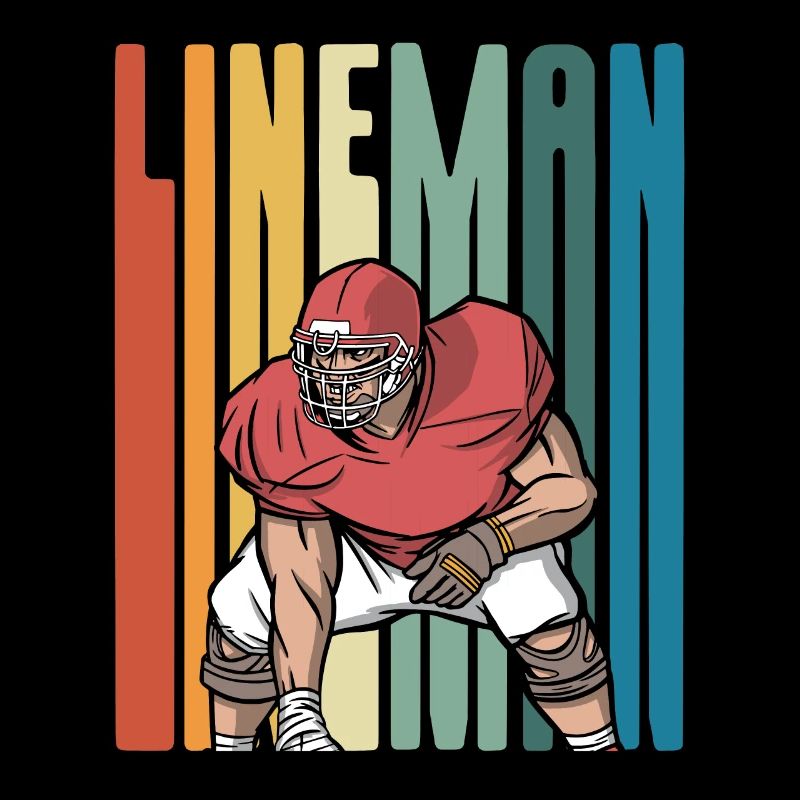 Colorful Lineman