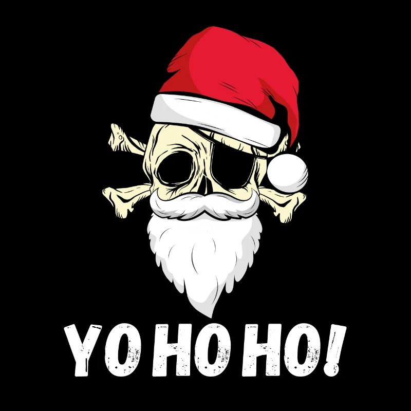 Crâne de pirate Noël