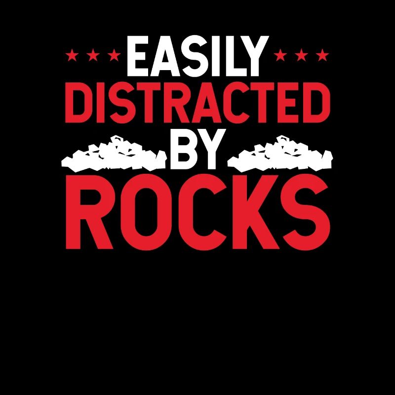 Distrait par les rochers