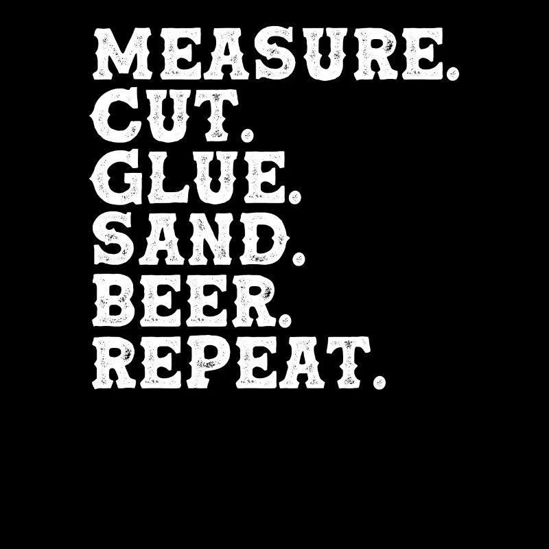 Measuring cutting gluing