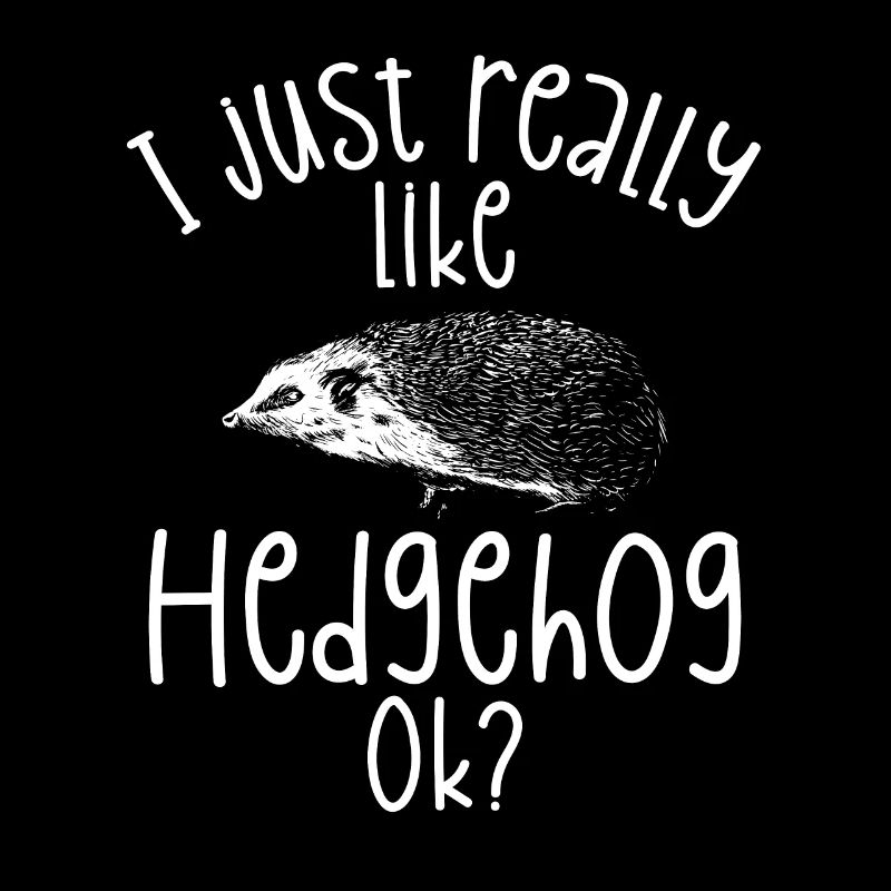 I really like hedgehogs
