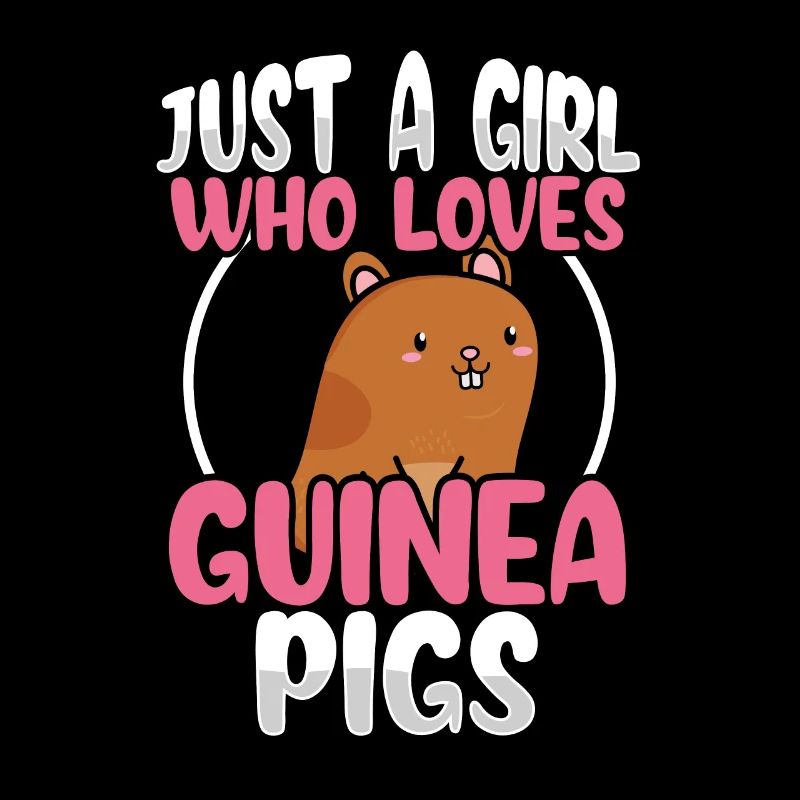 Ein Mädchen das Meerschweinchen liebt