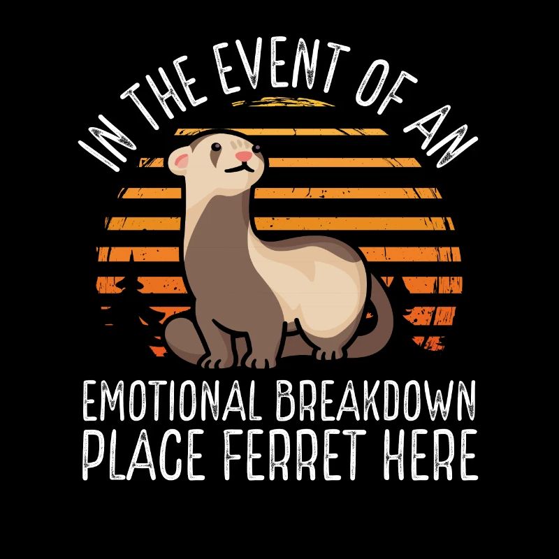 Platziere Süßes Frettchen Hier