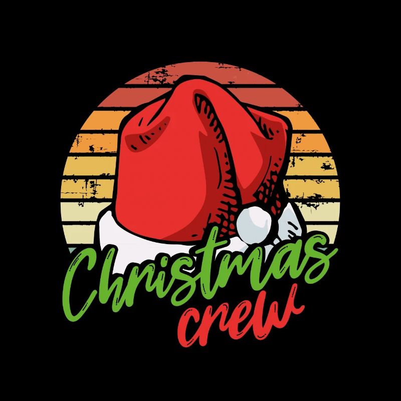 Weihnachts Mannschaft retro