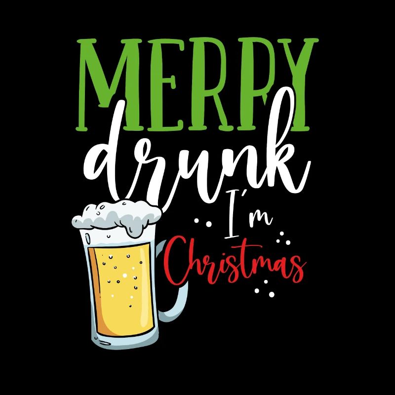 Happy drunks at Christmas