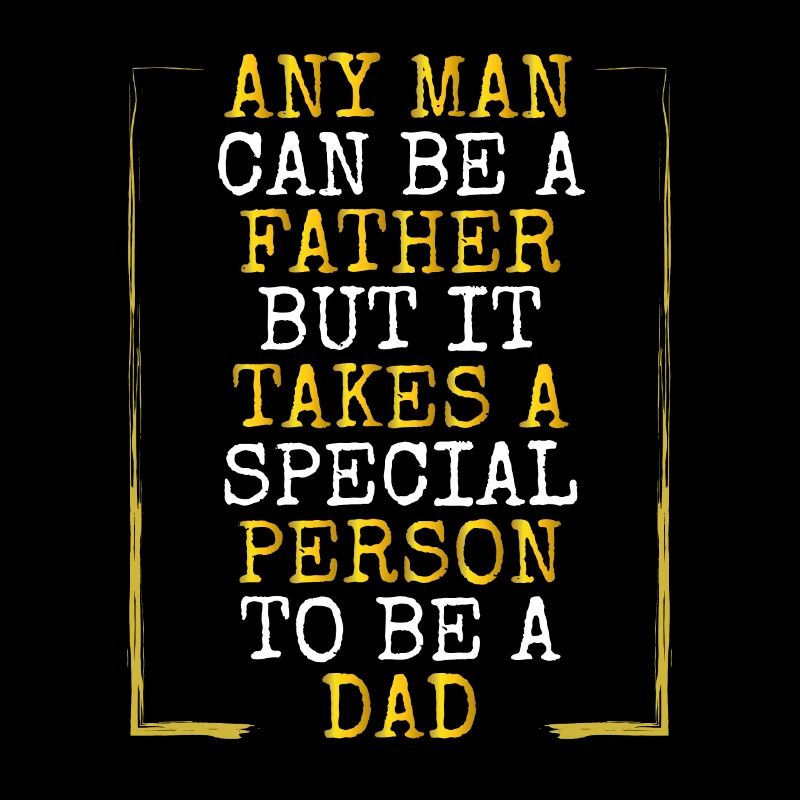 Ein Besonderer Mensch wird ein Vater