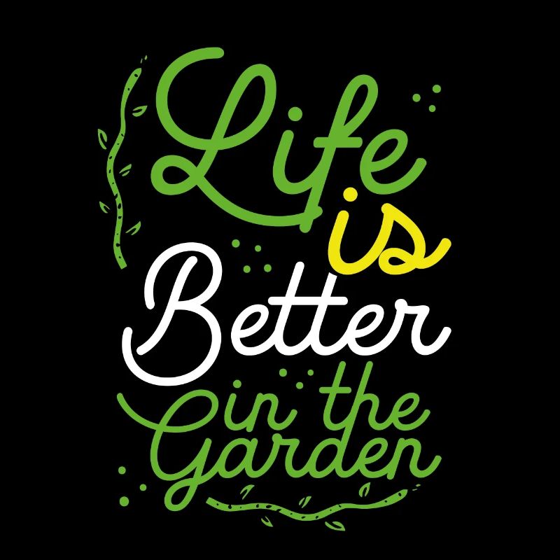 Das Leben Ist Besser Im Garten