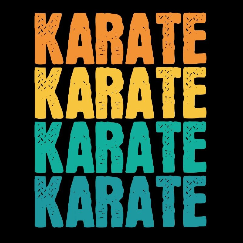 Bunte Karate kampfkünste