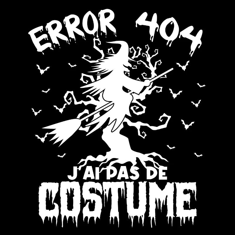 Halloween Error 404 pas de costume