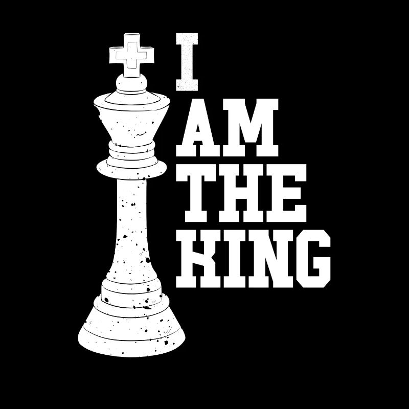 I am the white king in chess
