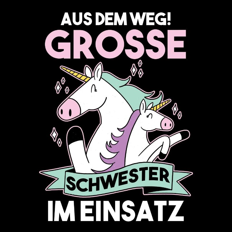 Einhörner Einhorn Geschwister Schwester