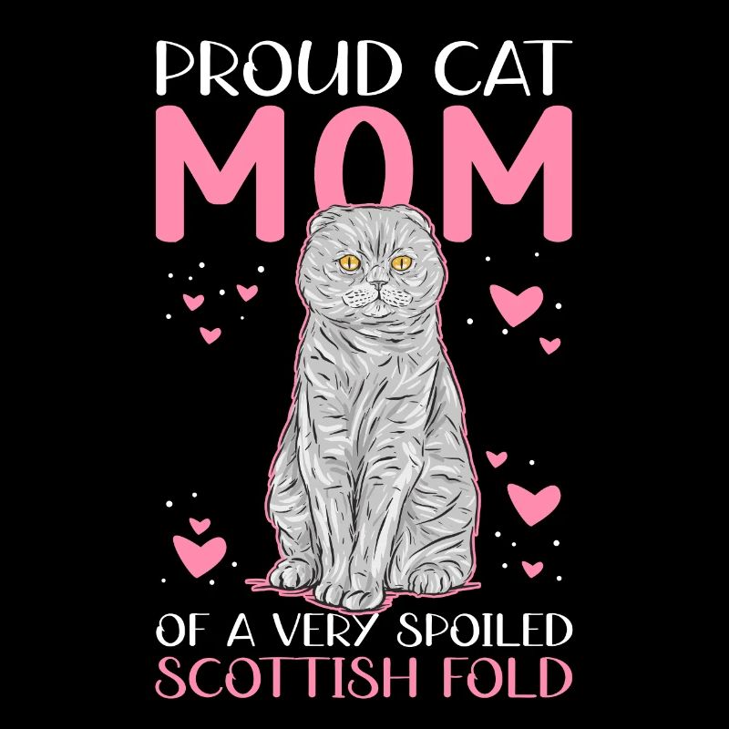 Scottish Fold-eared Cat Mom Cat Gift