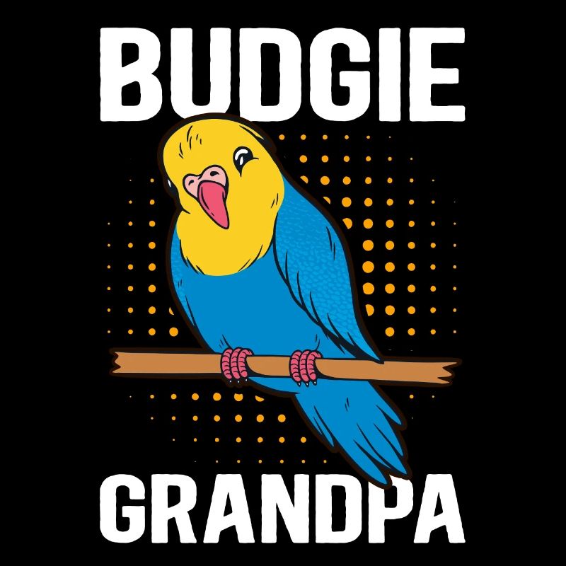 Budgerigar Grand-père Budgerigars Cadeau