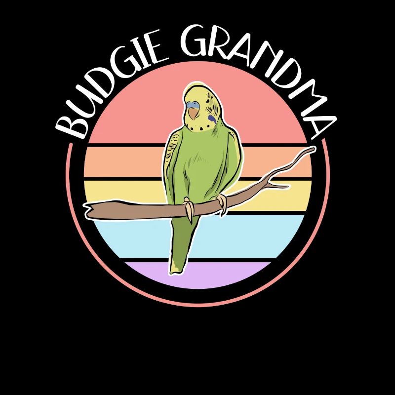 Budgerigar Grand-mère Budgerigars Cadeau
