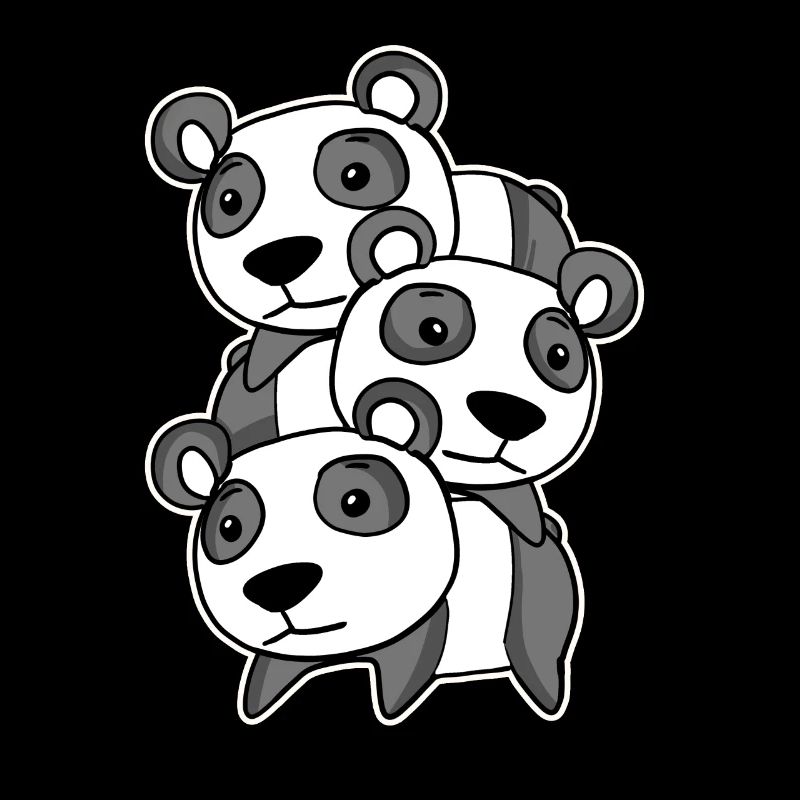 Niedliche Pandas