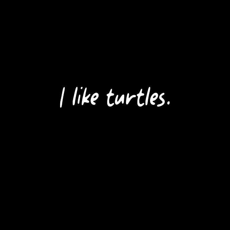 I like turtles 2 water turtle